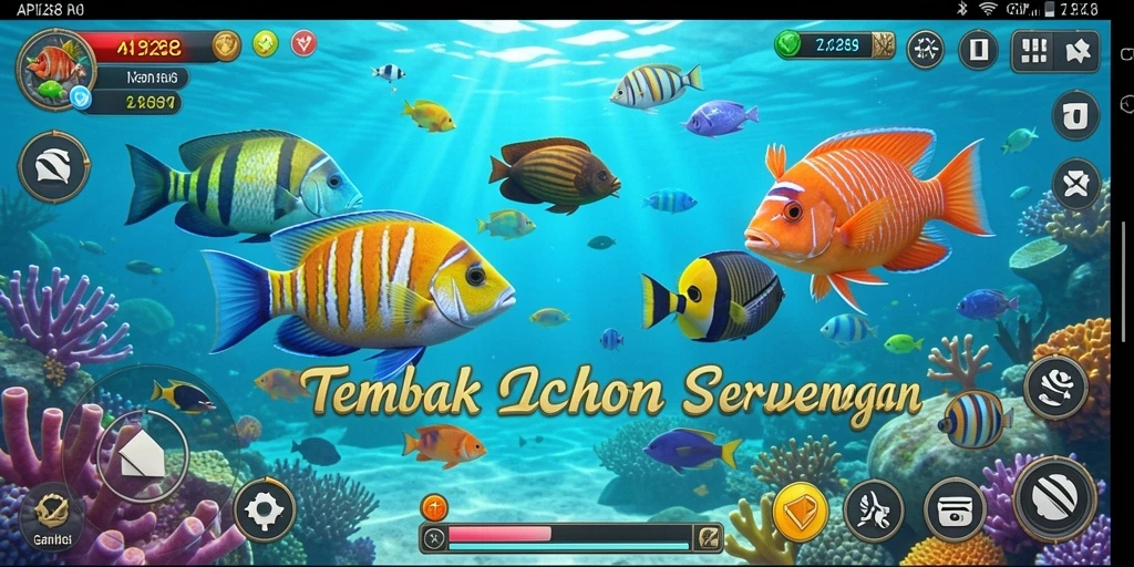 Gameplay seru di API288 dengan berbagai jenis ikan yang menantang.