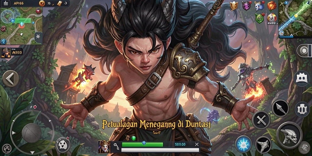 Tampilan gameplay seru dari API66 dengan banyak tantangan menarik.