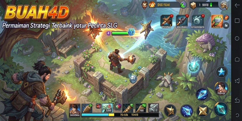 Tampilan gameplay strategis di BUAH4D yang menggugah semangat.