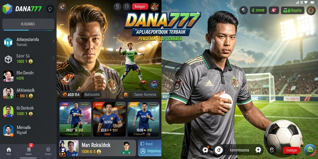 Tangkapan layar utama DANA777 menampilkan antarmuka taruhan yang menarik.