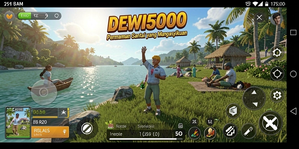 Gameplay DEWI5000 yang menyenangkan dan interaktif.