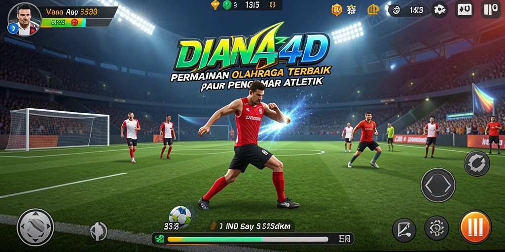 Gameplay menarik DIANA4D dengan aksi olahraga yang mendebarkan.