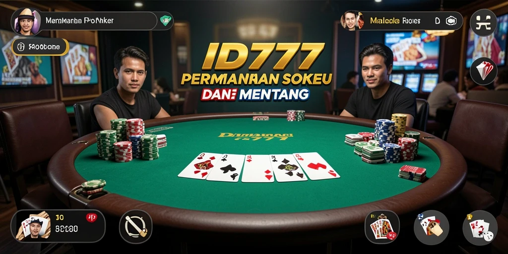 Tampilan gameplay poker yang menarik di ID777.