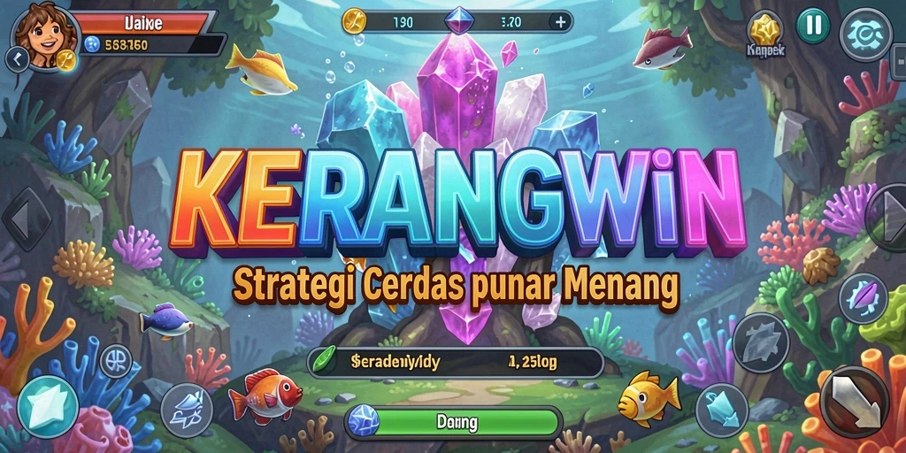 Screenshot gameplay KERANGWIN menampilkan pertempuran strategi yang intens.