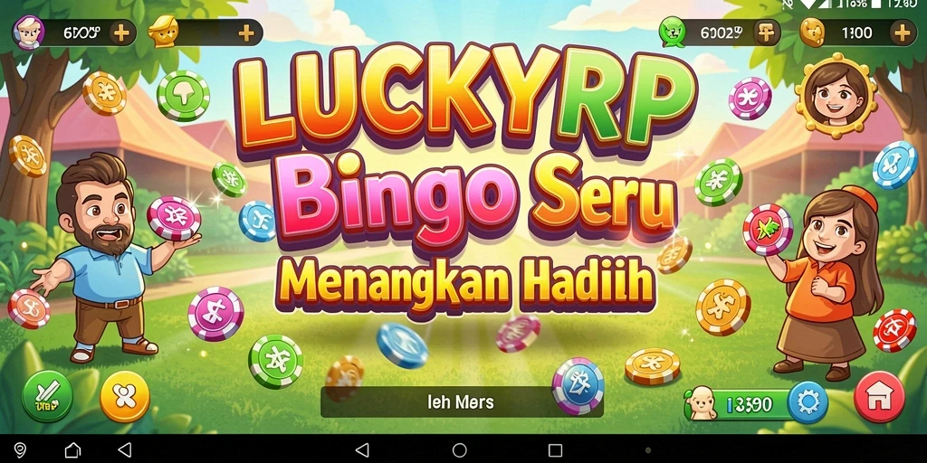 Screenshot gameplay LUCKYRP yang menarik dengan momen bingo seru.