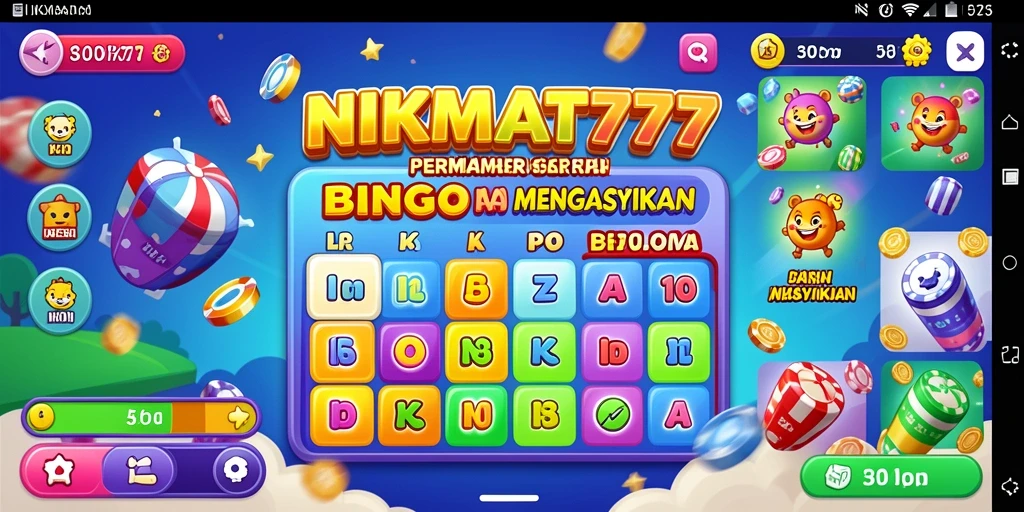 Tampilan gameplay seru dari NIKMAT777 dengan antarmuka menarik.