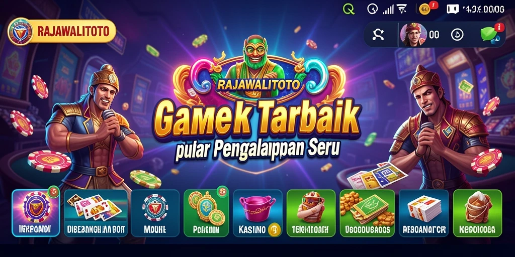 Tampilan gameplay seru dan menarik dari RAJAWALITOTO.