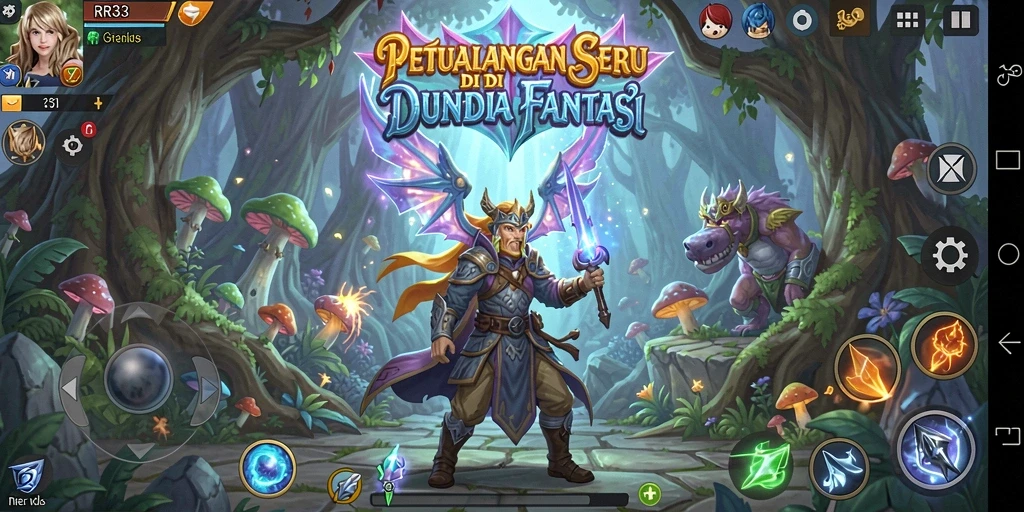 Gameplay RR33 yang menakjubkan di dunia petualangan yang luas.