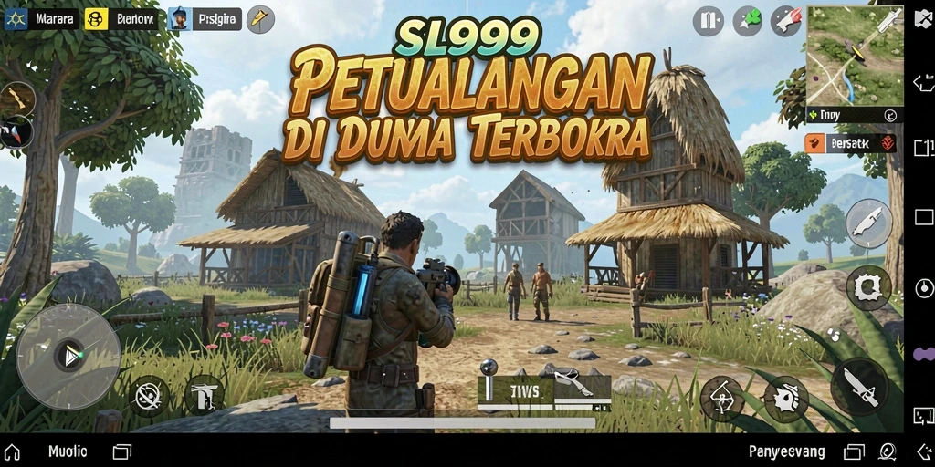 Screenshot gameplay SL999 menunjukkan petualangan menarik dalam dunia terbuka.