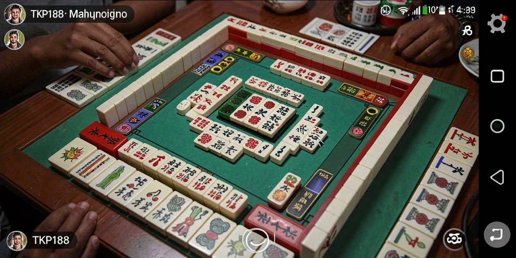 Gameplay TKP188: Keseruan memainkan Mahjong di ponsel.